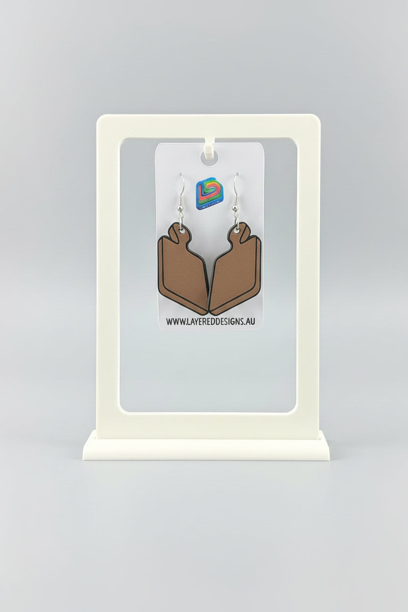 Chopping Board & Knife Earrings