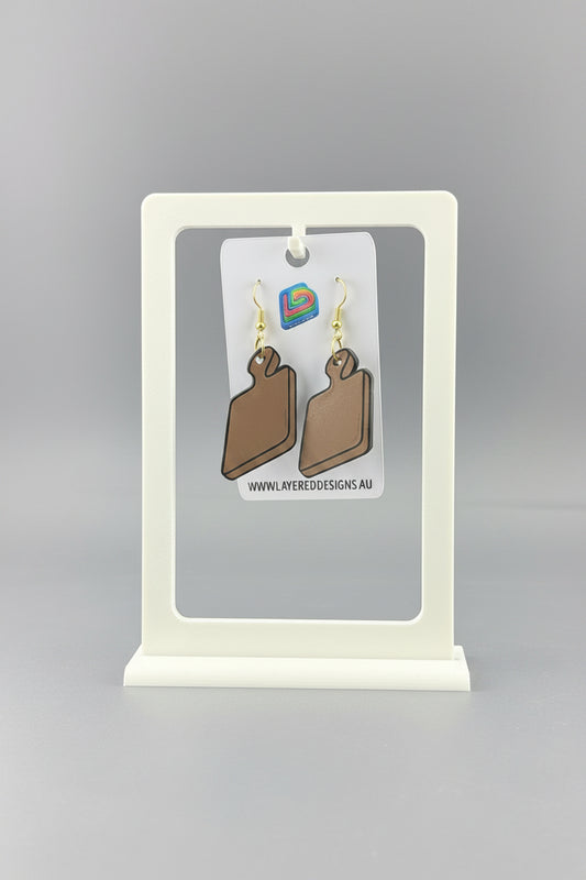 Chopping Board & Knife Earrings