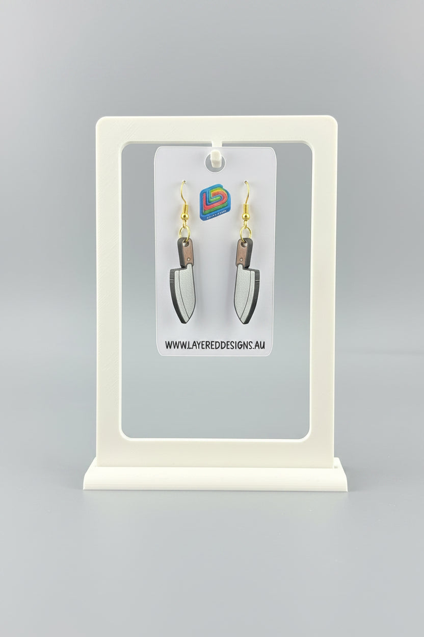 Chopping Board & Knife Earrings