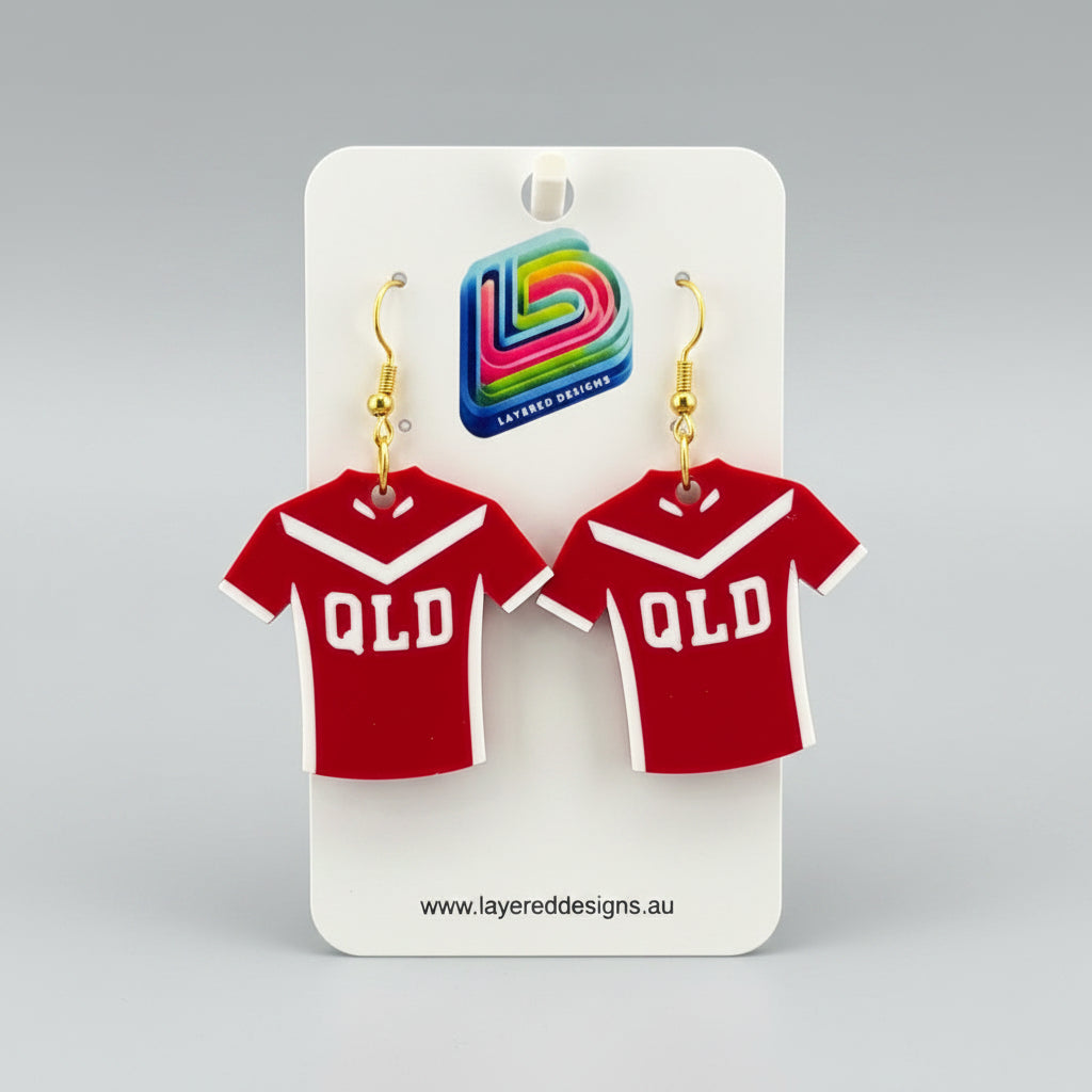 State of Origin Earrings