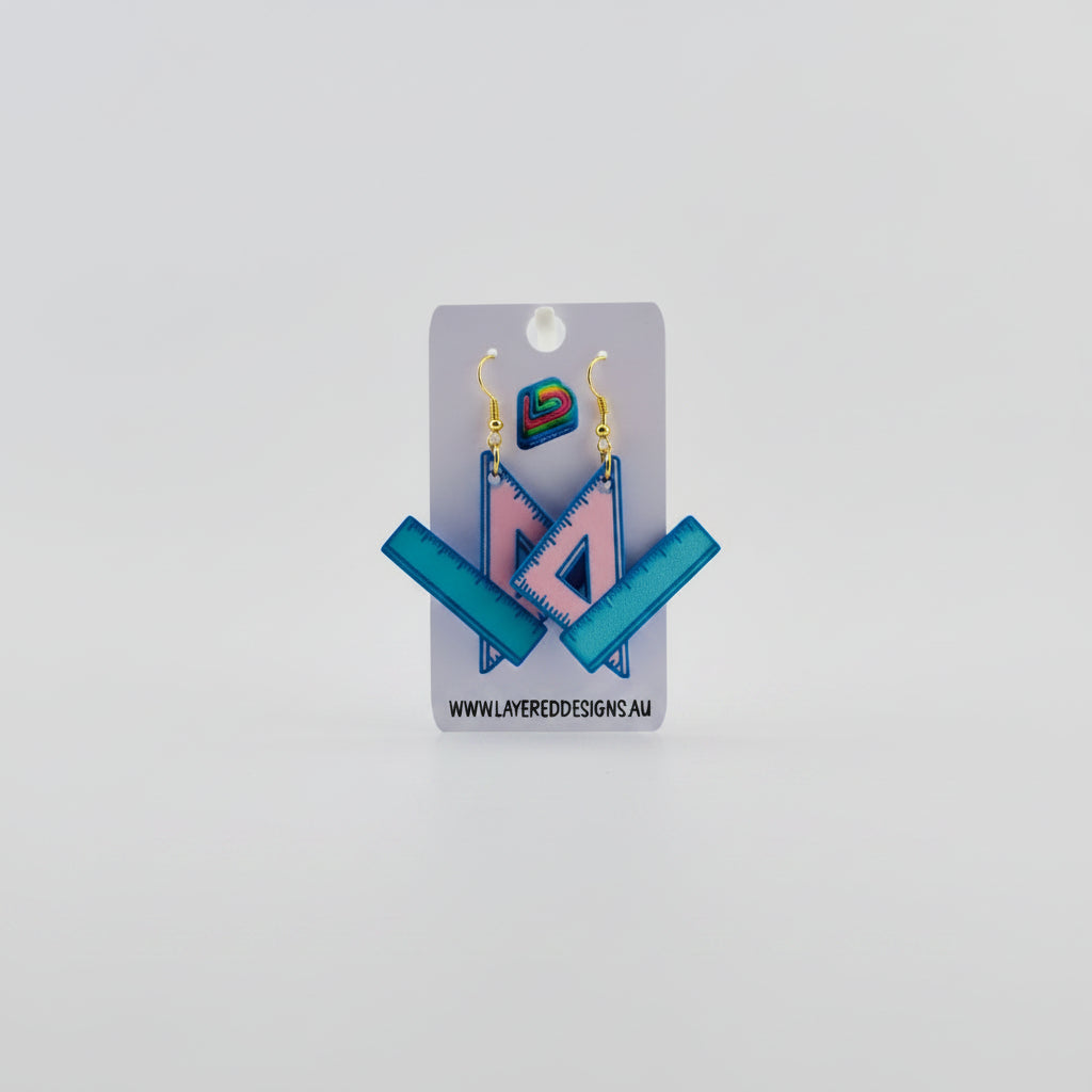 Ruler Earrings