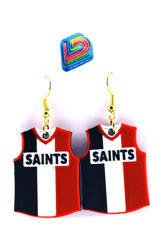St Kilda Saints Earrings