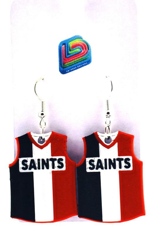 St Kilda Saints Earrings