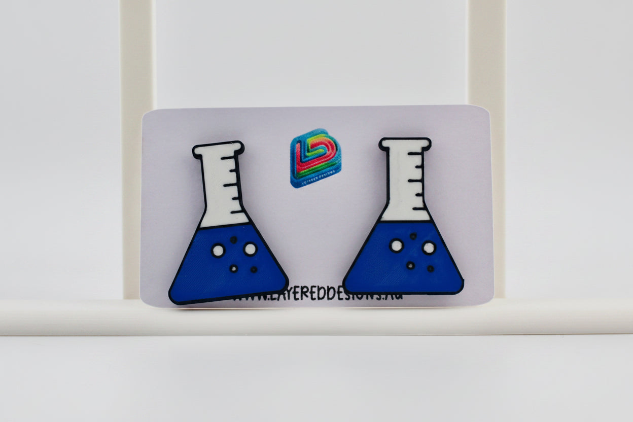 Conical Flask Earrings