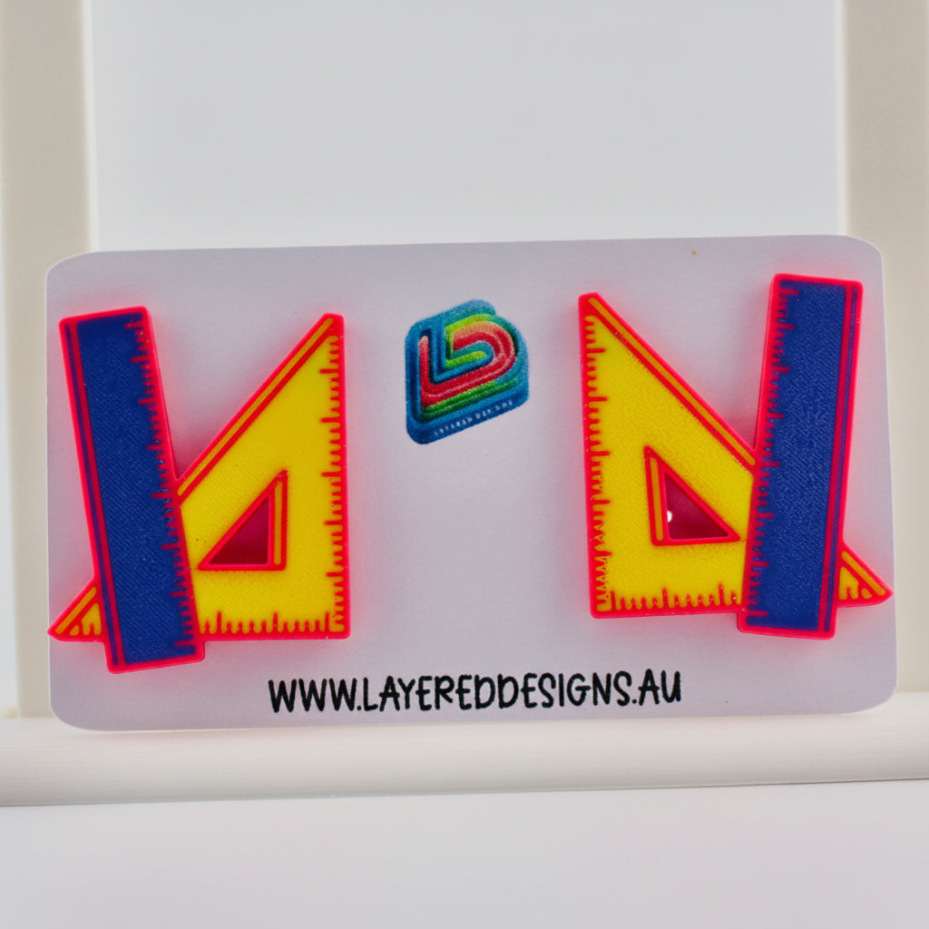 Ruler Earrings