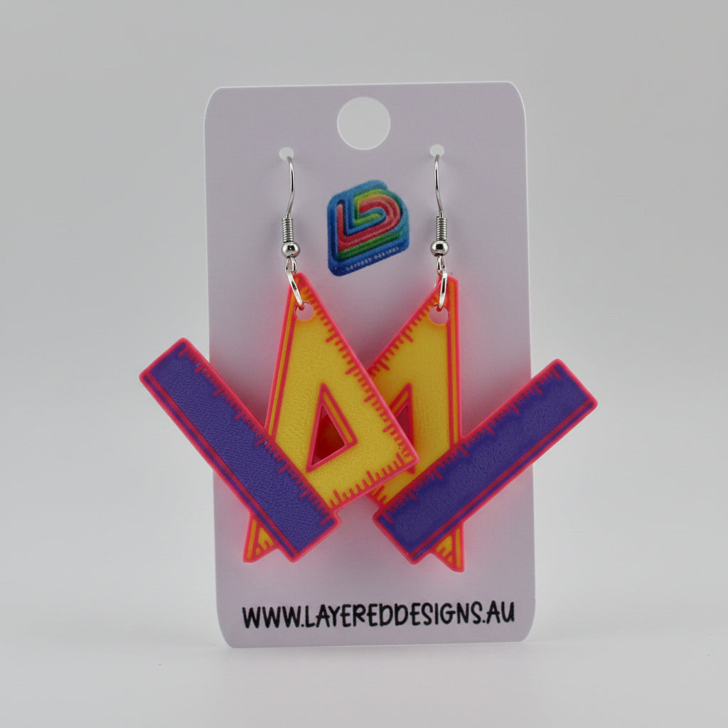 Ruler Earrings