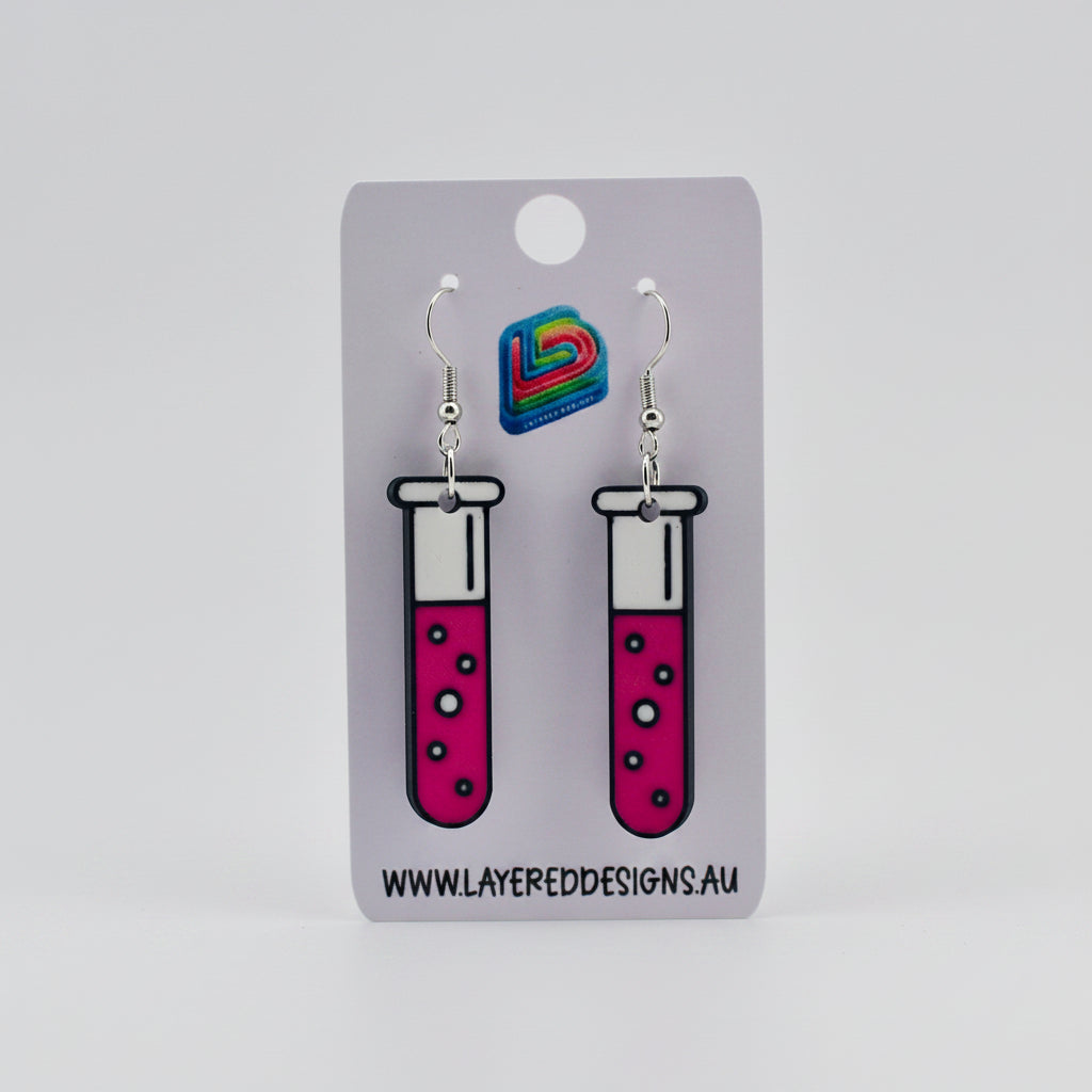 Test Tube Earrings